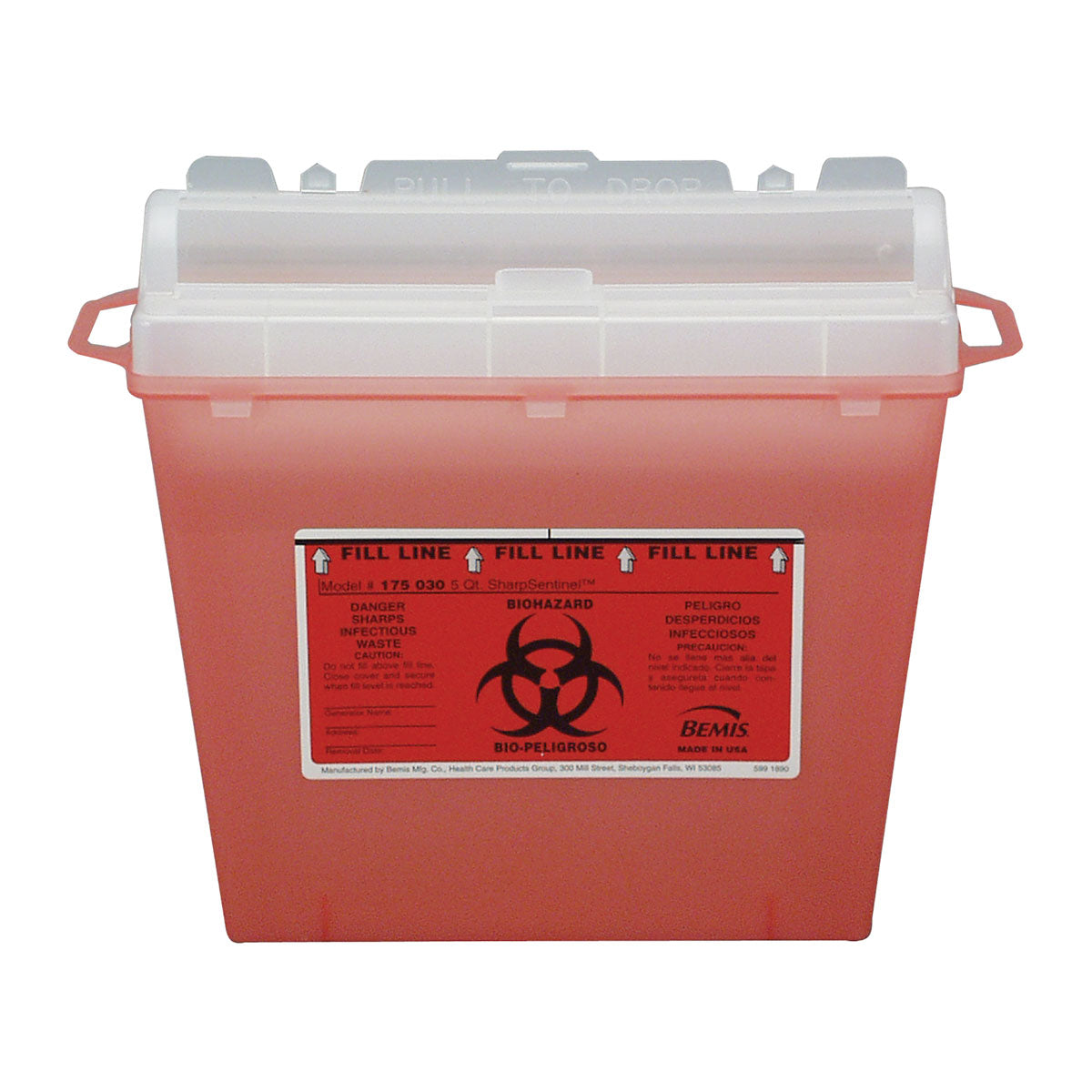 Bemis 5 Quart Sentinel Sharps