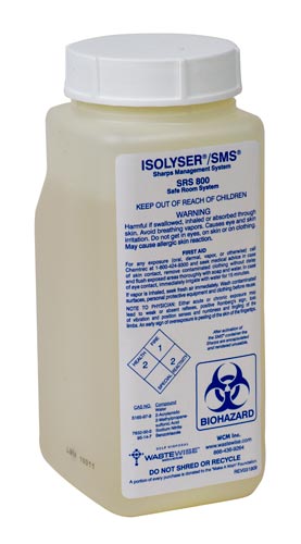 .08 Liter SMS Sharps Disposal System