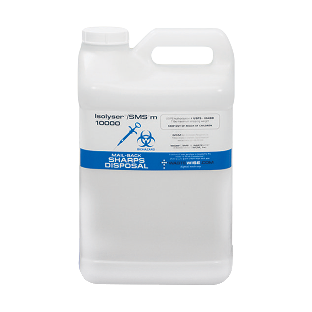Isolyser SMS Sharps - 10.9 Liters (2.7 Gallons)