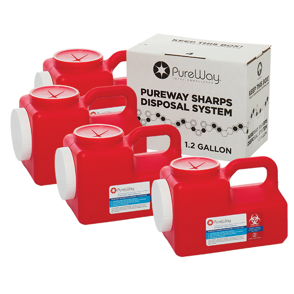 1.2 Gallon PureWay Sharps Disposal – American Dental Accessories, Inc. 1.2 Gallon PureWay Sharps Disposal – American Dental Accessories, Inc.