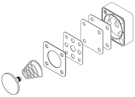 White Valve Service Kit (A-dec Style)