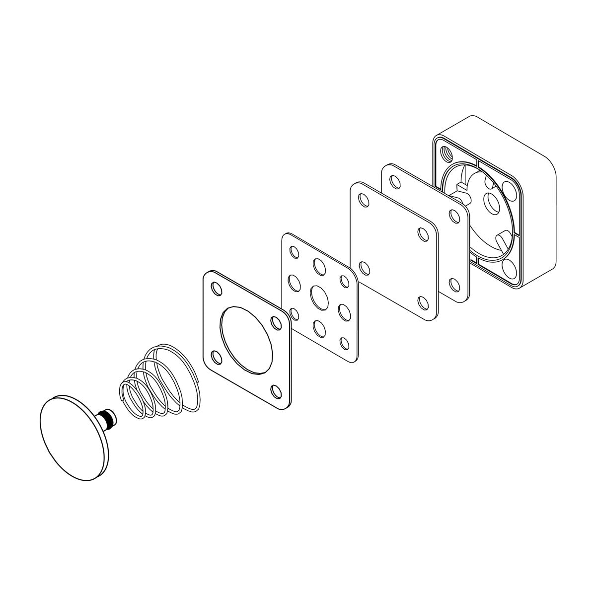 White Valve Service Kit (A-dec Style)