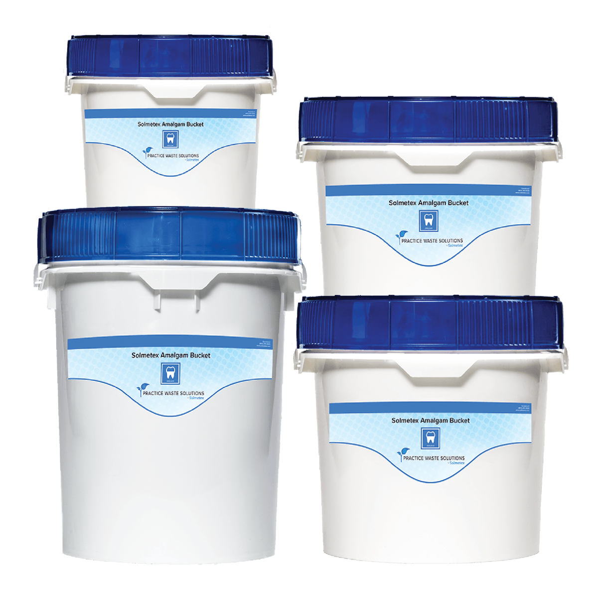 Solmetex Amalgam Bucket