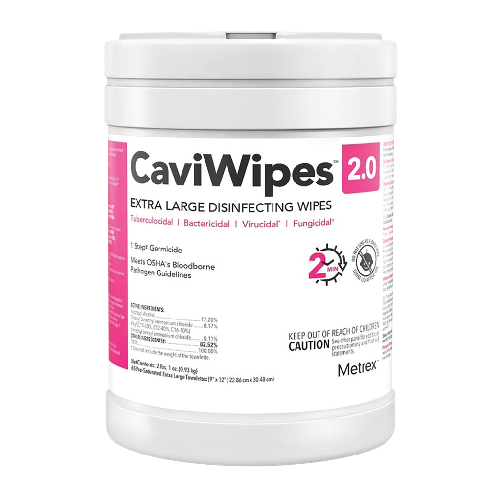 CaviWipes 2.0 XL Disinfectant Wipes