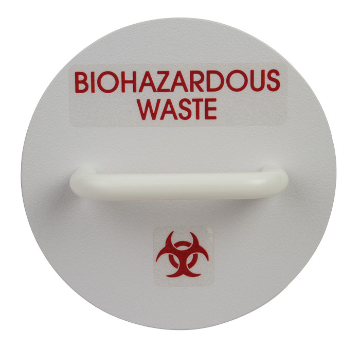 4" Biohazardous Waste Chute Lid