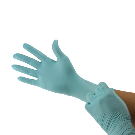 Aqua Source Gloves on Hands