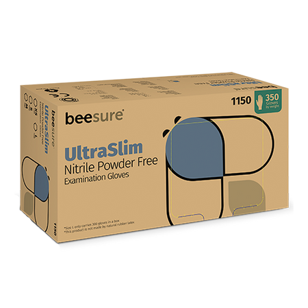 BeeSure UltraSlim Nitrile Gloves