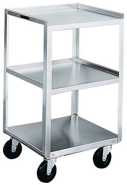 Small Stainless Steel Utility Cart (3 Shelves)
