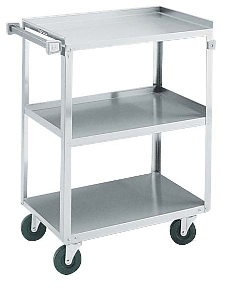 Large Stainless Steel Utility Cart (3 Shelves)