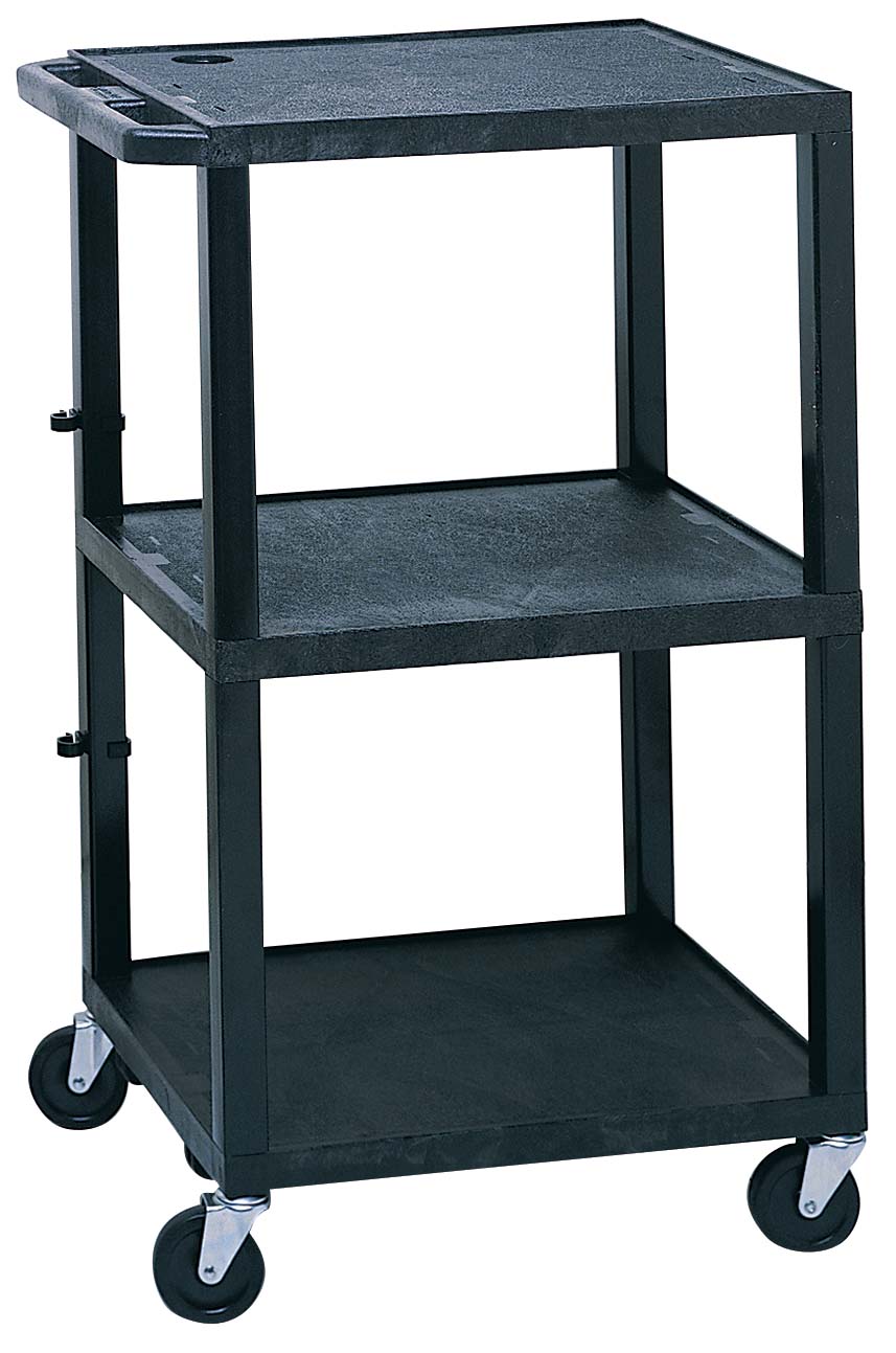 42" 3 Shelf Utility Cart