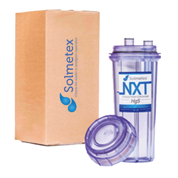 Solmetex NXT Hg5 Collection Container with Recycling Kit