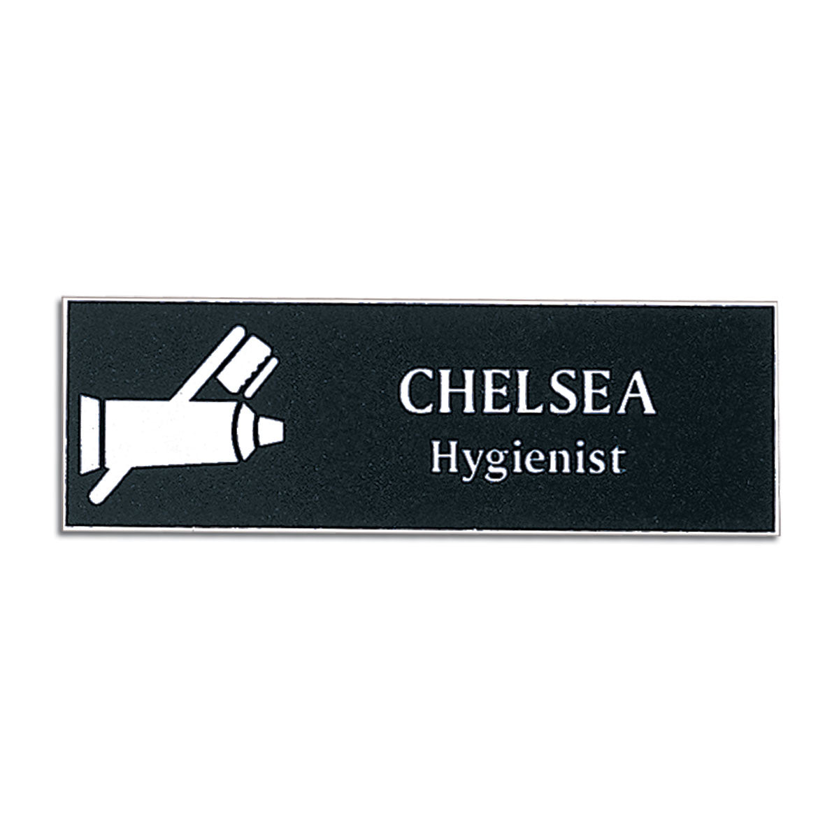 Black & White Name Tag