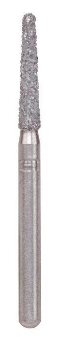 SS White Piranha Diamond Burs (Round End Taper - Short)