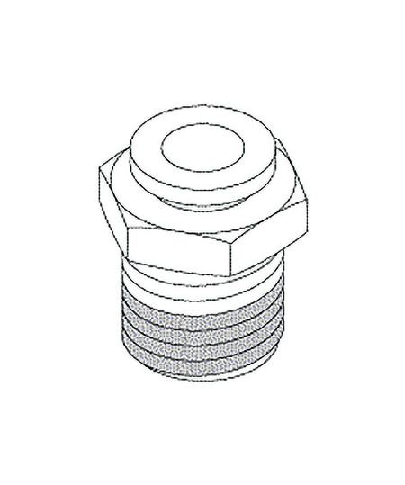 1/4" Push-in x 1/4" MPT Male Connector (Air Techniques)