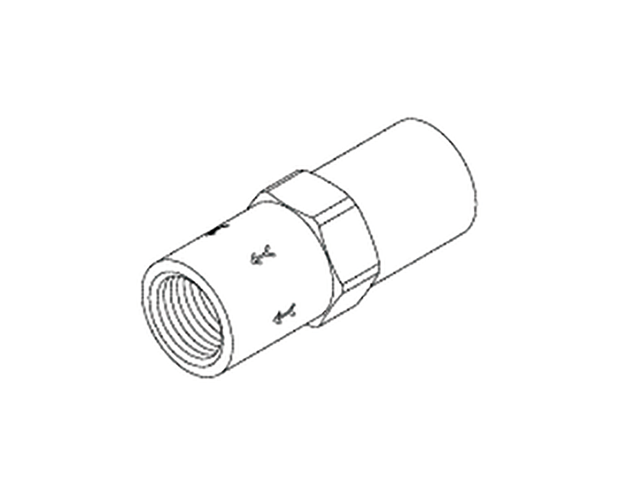 3/8" FPT Brass Check Valve (Air Techniques)