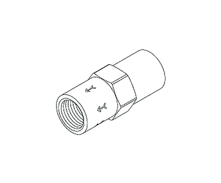 1/4" FPT Brass Check Valve (Air Techniques)