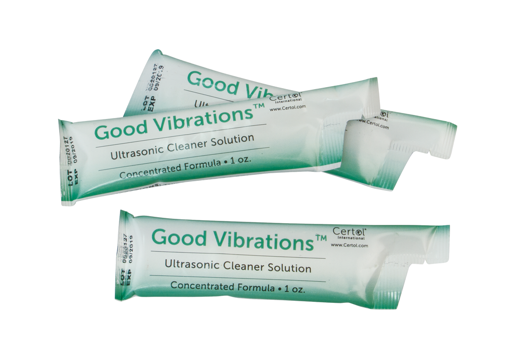 Good Vibrations Ultrasonic Cleaner Solution 1 oz. Unit Doses