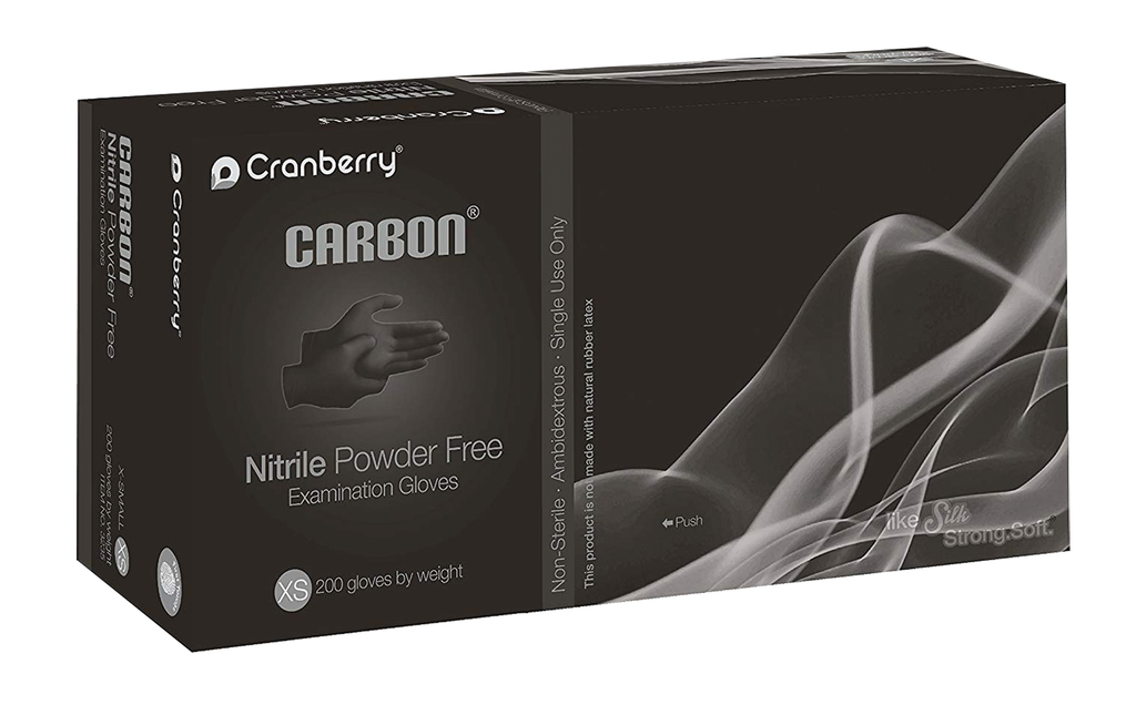 Cranberry Carbon Nitrile Gloves (Case)