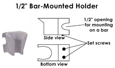 5/8" Wide Mouth Holder Assembly