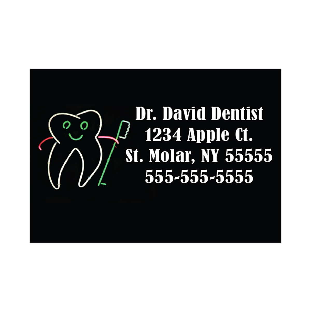 Personalized Lip Balm - Neon Molar