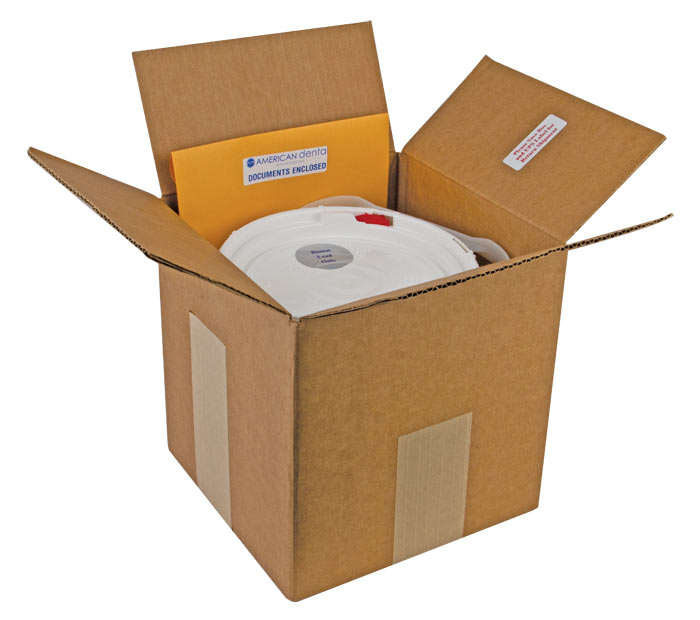 Amalgam Trap & Plastic Disposal Mailer American Dental Accessories, Inc.