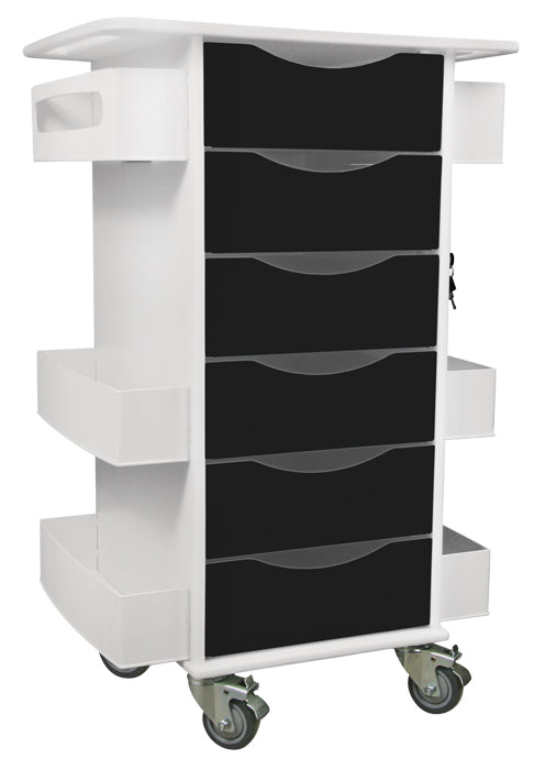 Core 6-Drawer Locking Mobile Cabinet