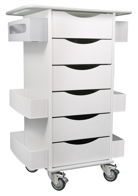 Core 6-Drawer Locking Mobile Cabinet