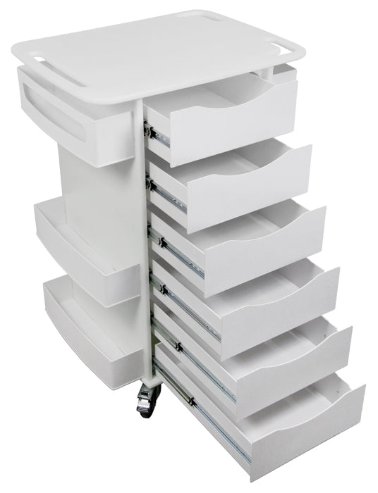 Core 6-Drawer Locking Mobile Cabinet