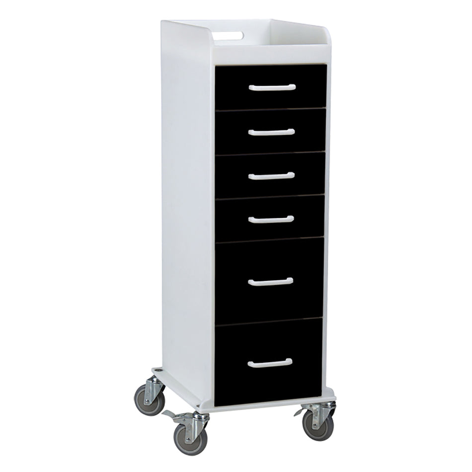 Tall 6-Drawer Locking Mobile Cabinet