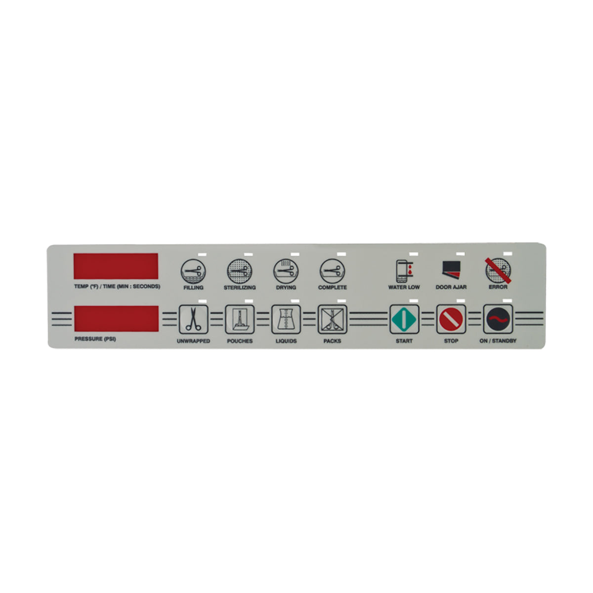 Autoclave Sticker Overlay (Midmark)