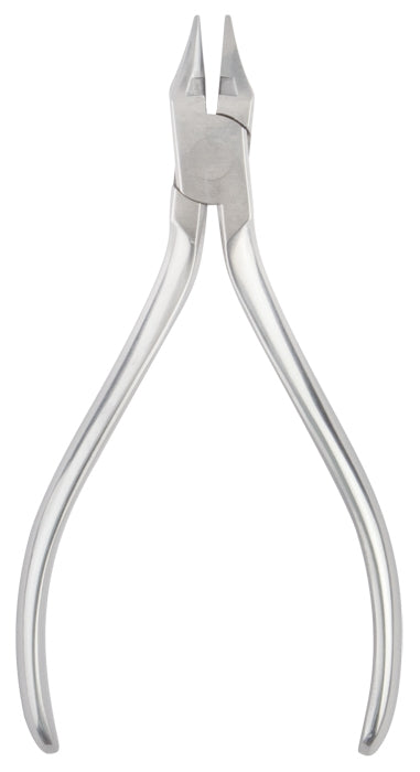 Light Wire Bending Pliers with Cutter - Grooved Square Tip (Carbide Tip)