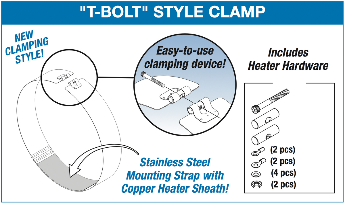 550W, 9" Heating Element W/Copper Sheath (Tuttnauer)