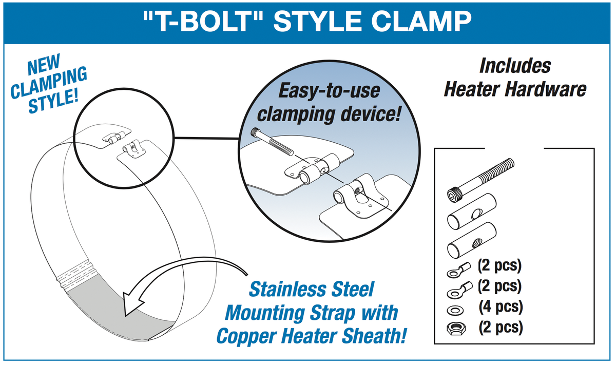 500W, 16" Heating Element W/Copper Heating Section (Tuttnauer)