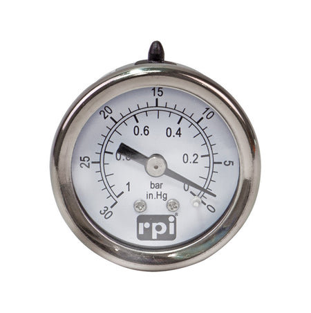 1-1/2" Central Vacuum Gauge (Air Techniques, Gomco, Midmark)