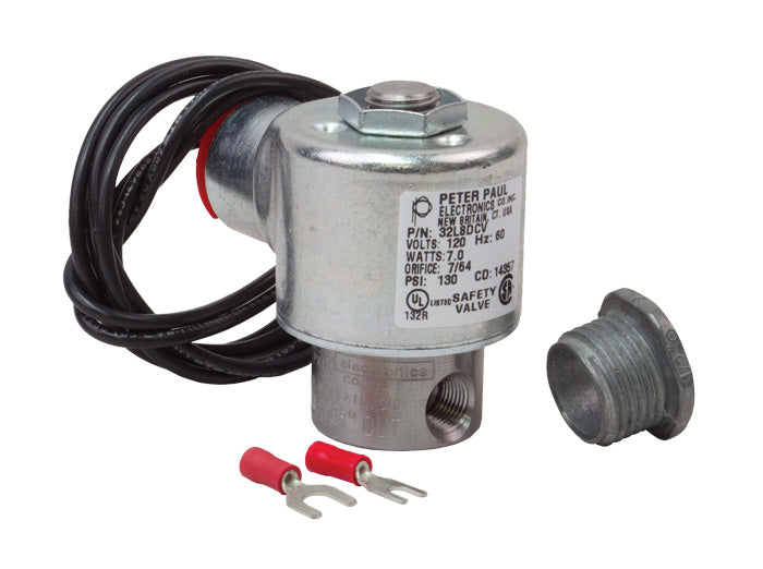 Water Control 120 VAC Solenoid Valve Assembly (Air Techniques)