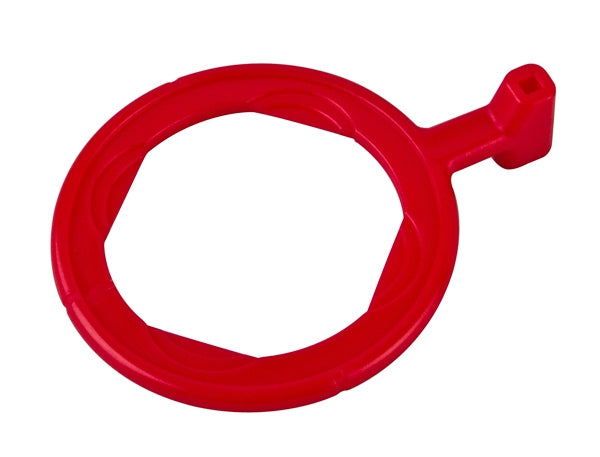 Red Bite-Wing Ring